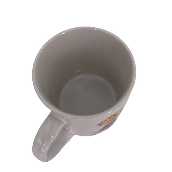 VTG 'Been Thinking About You' 10oz Ceramic Mug Cartoon Blonde Boy And Yellow Dog - Picture 6 of 12